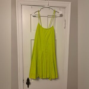Lime green dress NWT